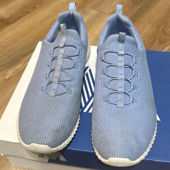 Skechers Sport Shoes Womens 11 Blue Charlize Memory Foam Slip On Comfort Sneaker - Picture 5 of 8